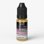 Elqd ecigs vape liquid 10ml rhubarb and custard flavour 10mg nic salts