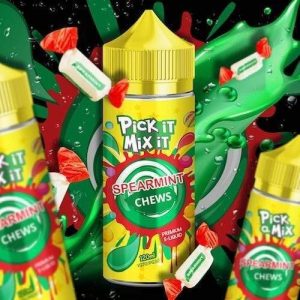 Pick It Mix It 100ml spearmint chews flavour free base