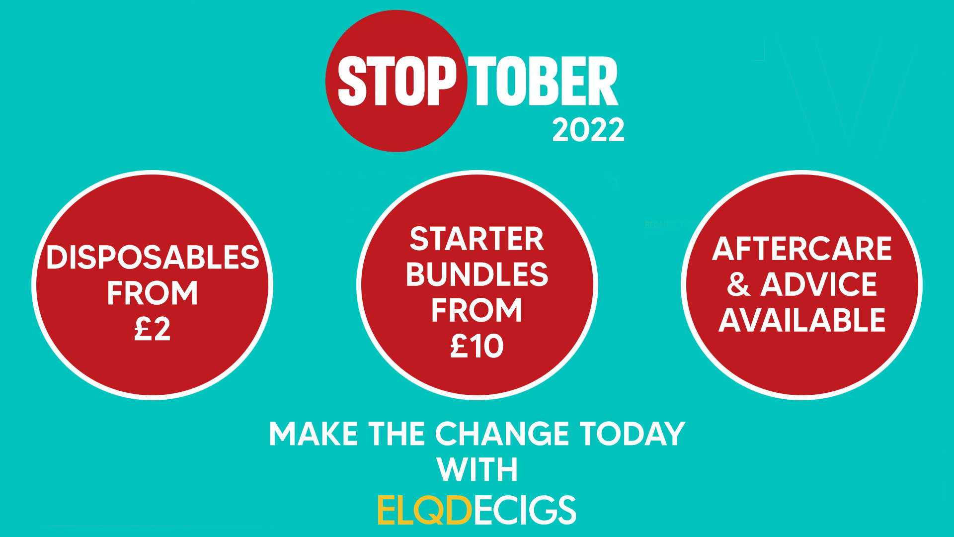 Stoptober 2022 ELQD ECIGS Bundle Sales!