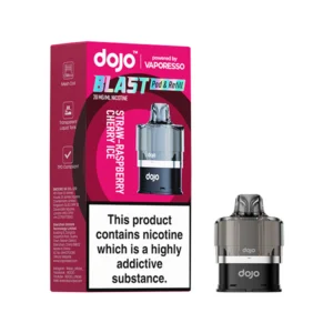 Strawberry Raspberry Cherry Ice Dojo Blast 6000Prefilled Pods