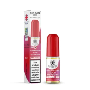 Strawberry Sour Raspberry Nicotine Salt E-Liquid Bar Juice 5000