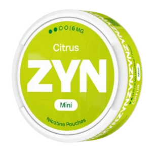 Citrus Zyn Mini Nicotine Pouches