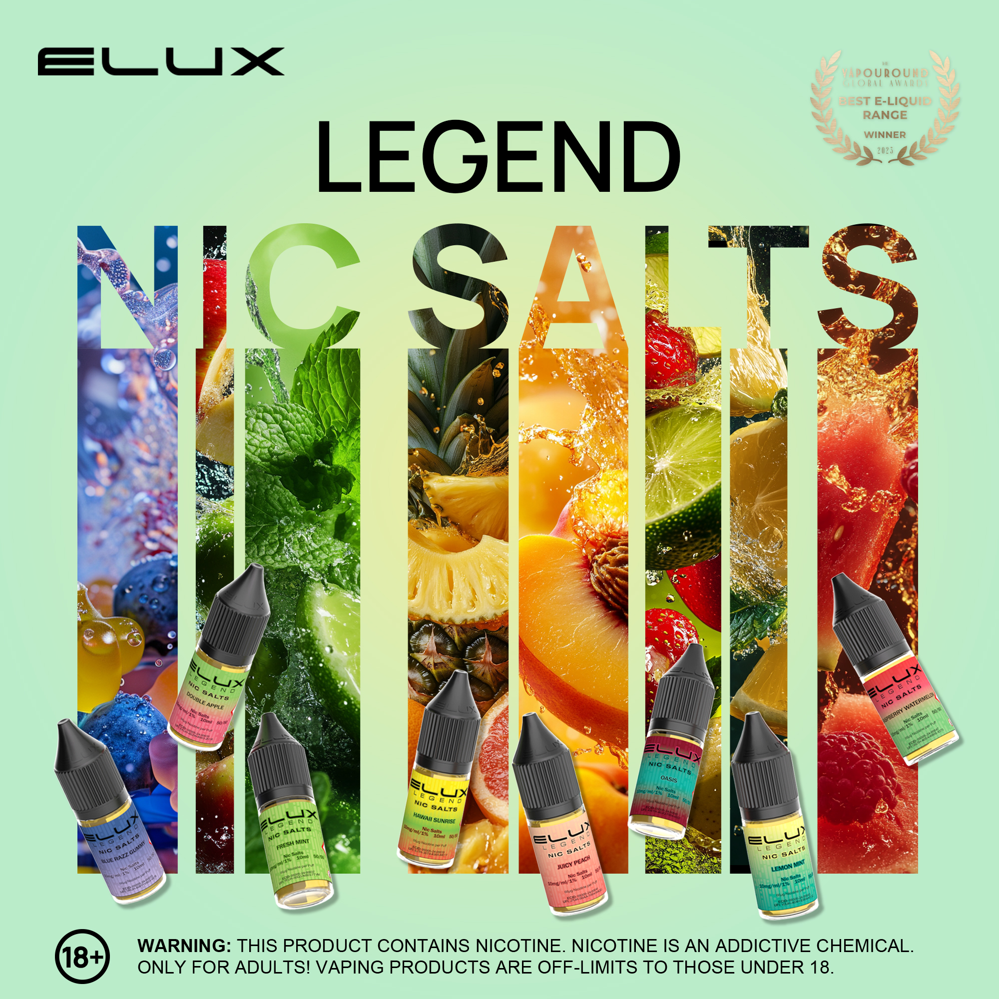 ELUX Legend Nic Salts