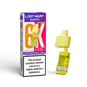 Kiwi Passion Fruit Guava Lost Mary BM6000 Pods