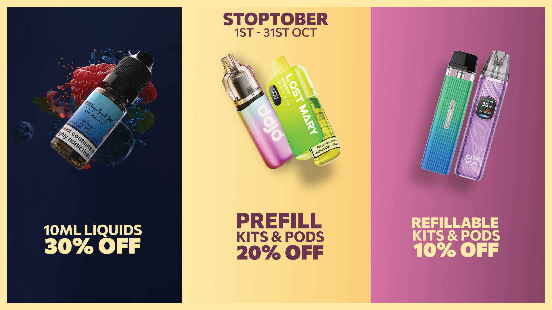 ELQD ECIGS Stoptober 2025