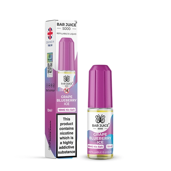 Grape Blueberry Ice Bar Juice 5000 10mg