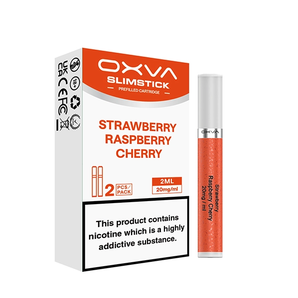 OXVA Slimstick Prefilled Pods Strawberry Raspberry Cherry
