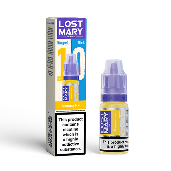 Lost20Mary20Nic20Salt20E-liquid20-2010mg20-20Banana-Ice.webp Banana Ice Lost Mary Nicotine Salt E-lIquid 10mg