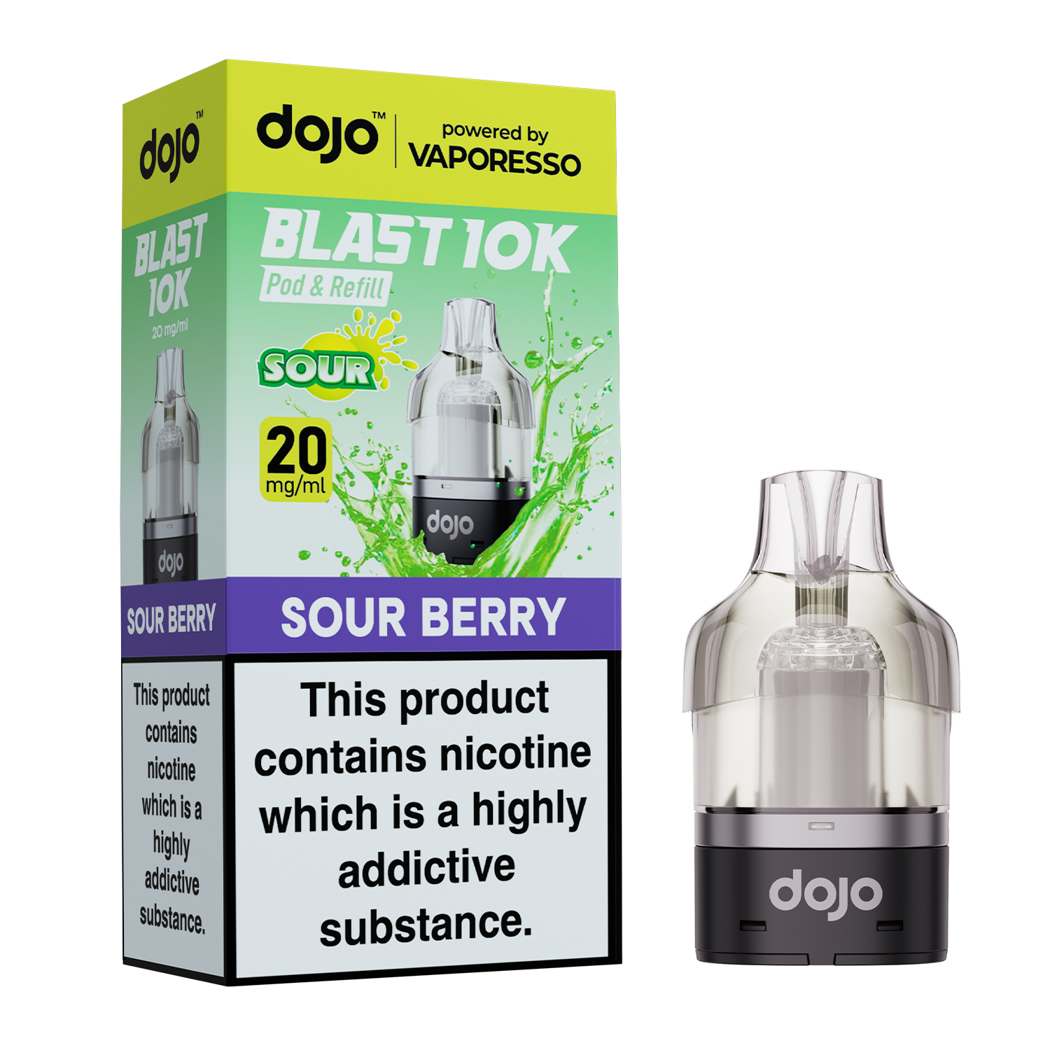 Sour Berry Dojo Blast 10k 30k Pods