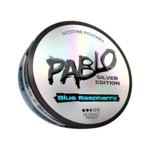 Blue Raspberry (10mg) - Pablo Silver Nicotine Pouches