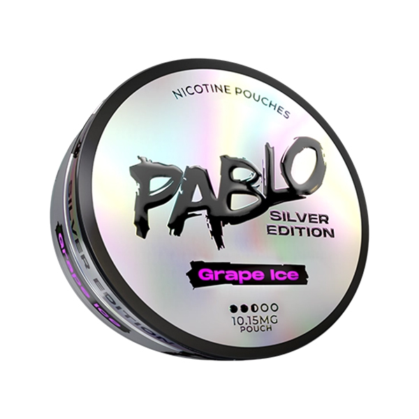 Grape Ice (10mg) - Pablo Silver Nicotine Pouches